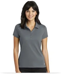 Nike Ladies Dri-FIT Solid Icon Pique Modern Fit Polo