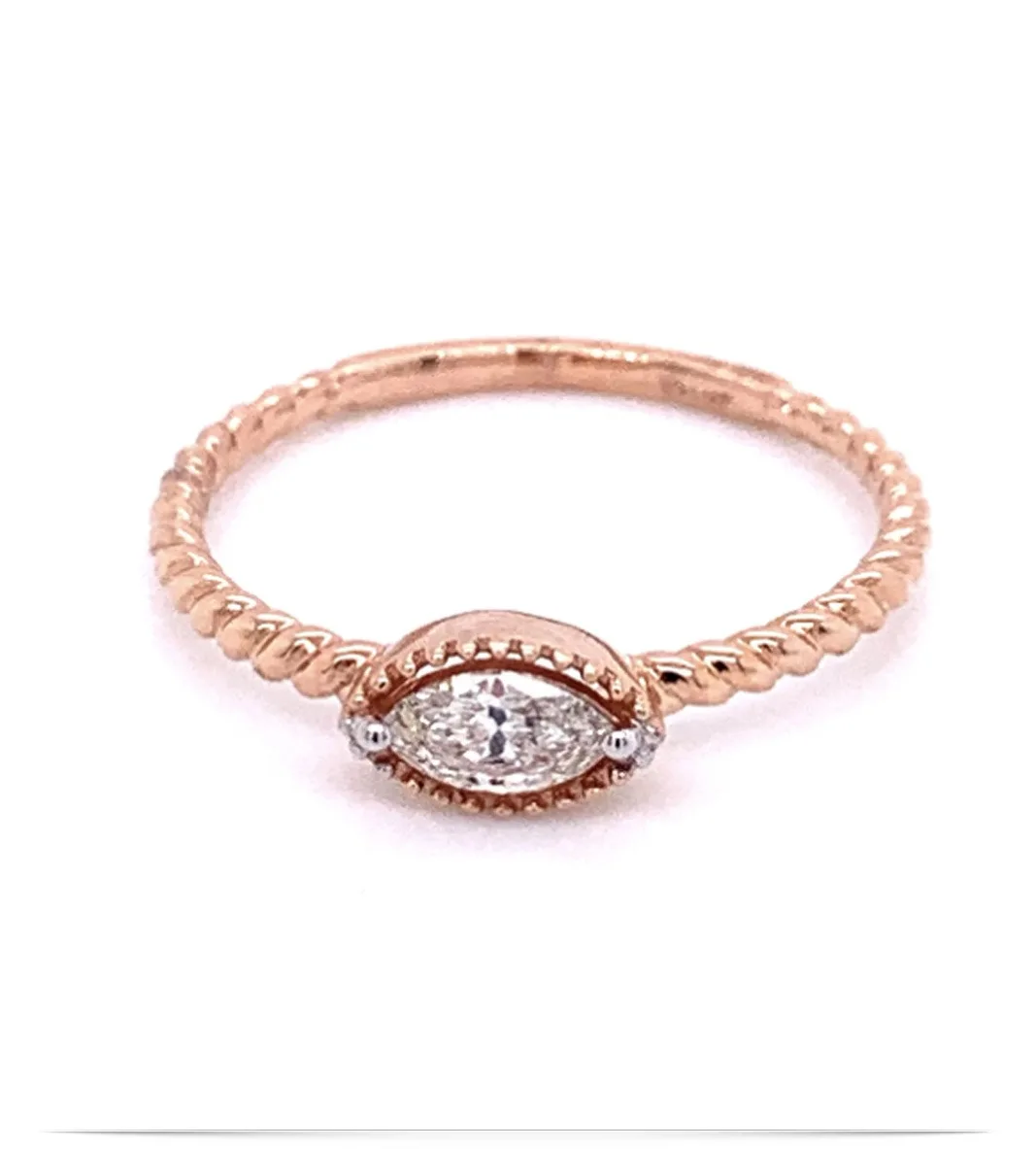 Marquise Stackable Rings