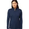 Women’s Lightweight Mélange Quarter-Zip Pullover