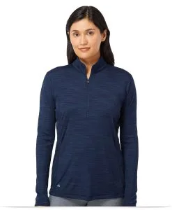 Women’s Lightweight Mélange Quarter-Zip Pullover