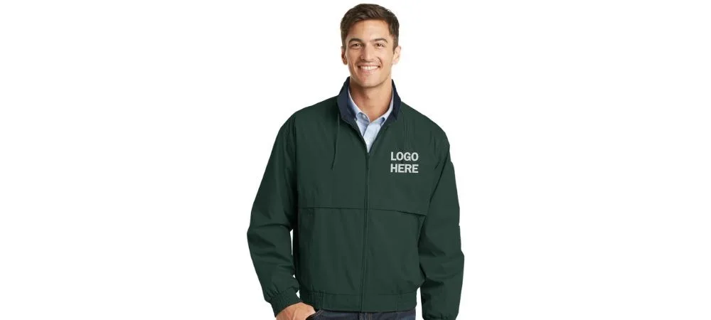 Custom Logo Embroidered Golf Jackets for Men
