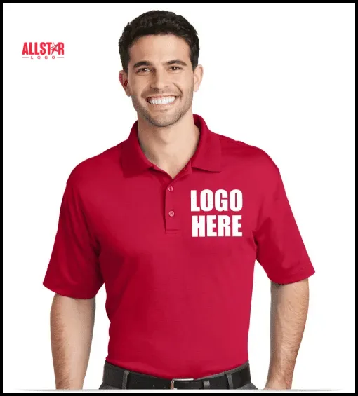 work uniform with company logo