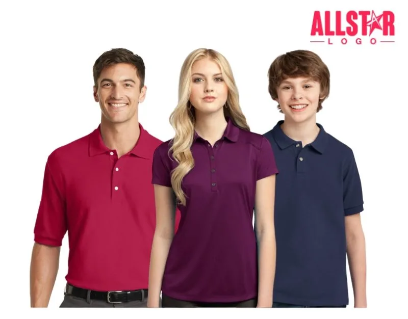 Customized logo polo shirts
