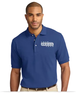 Design Custom Cotton Polo Shirts Embroidered with Logo