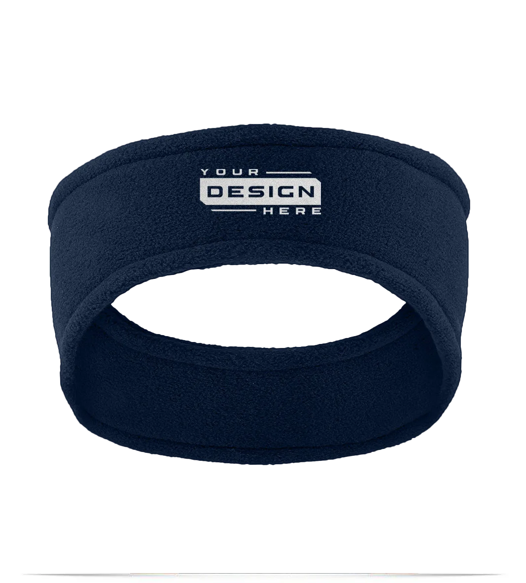 Embroidered Fleece Headbands Customized with Logo