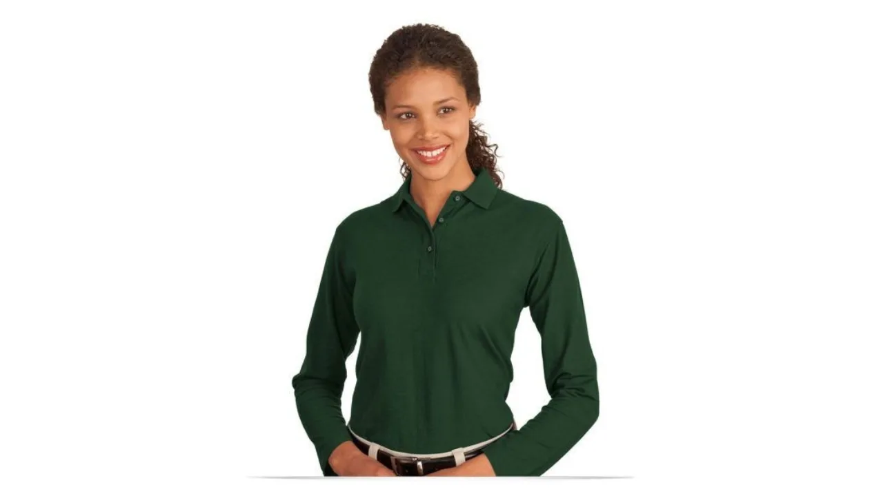 Custom Monogrammed Mens and Womens Long Sleeve Polos