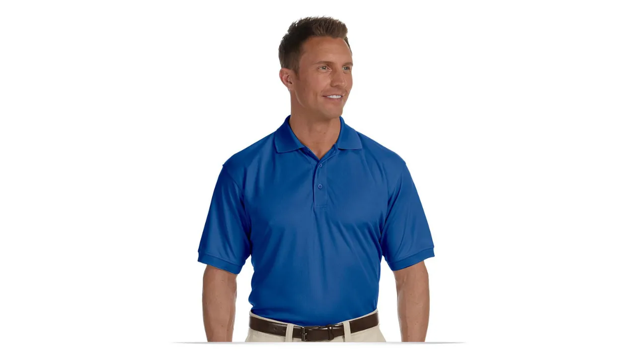 Men's Dri-Fast Solid Mesh Polo