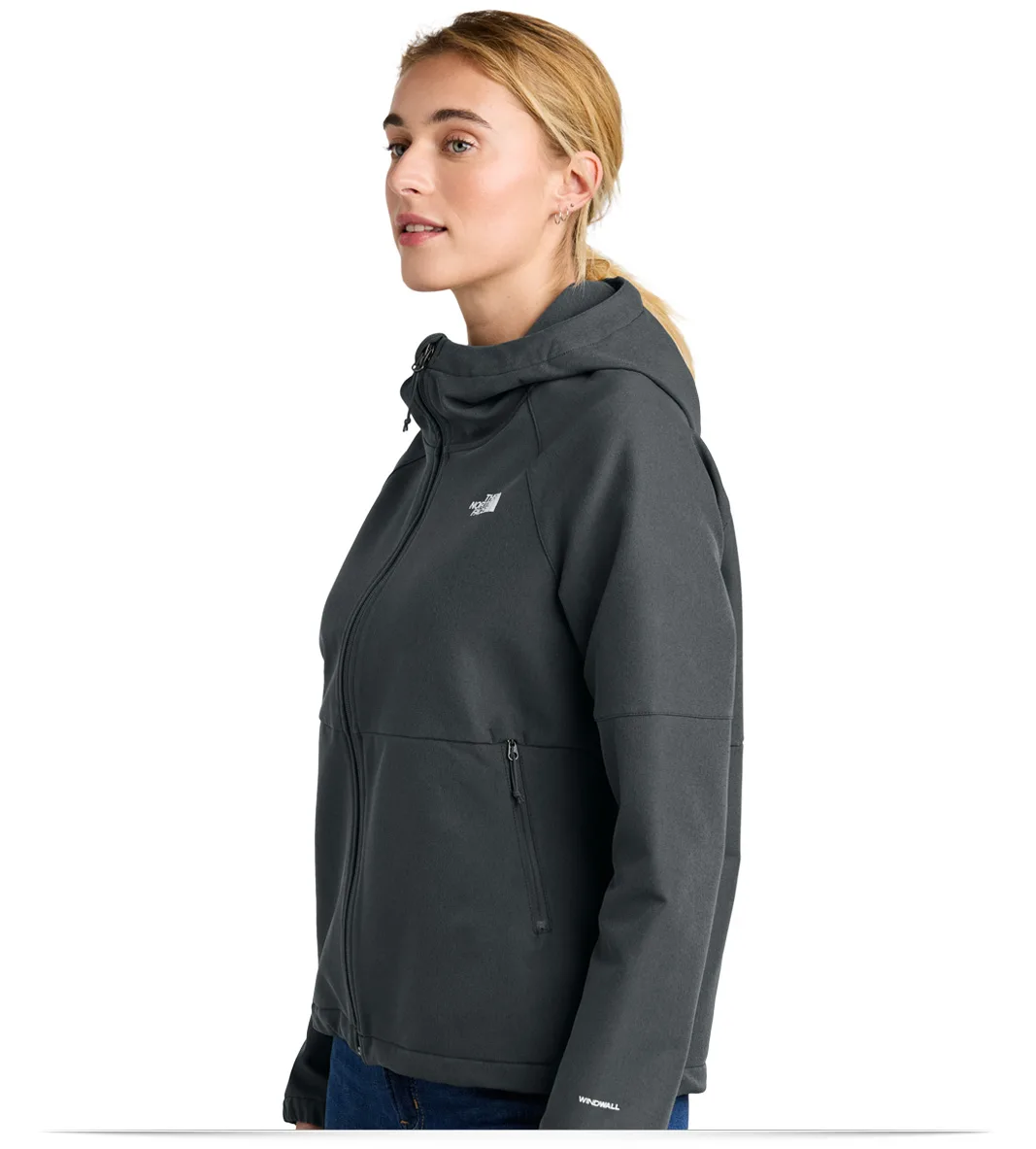 The North Face Women's Barr Lake Hooded Soft Shell Jacket - Image 3