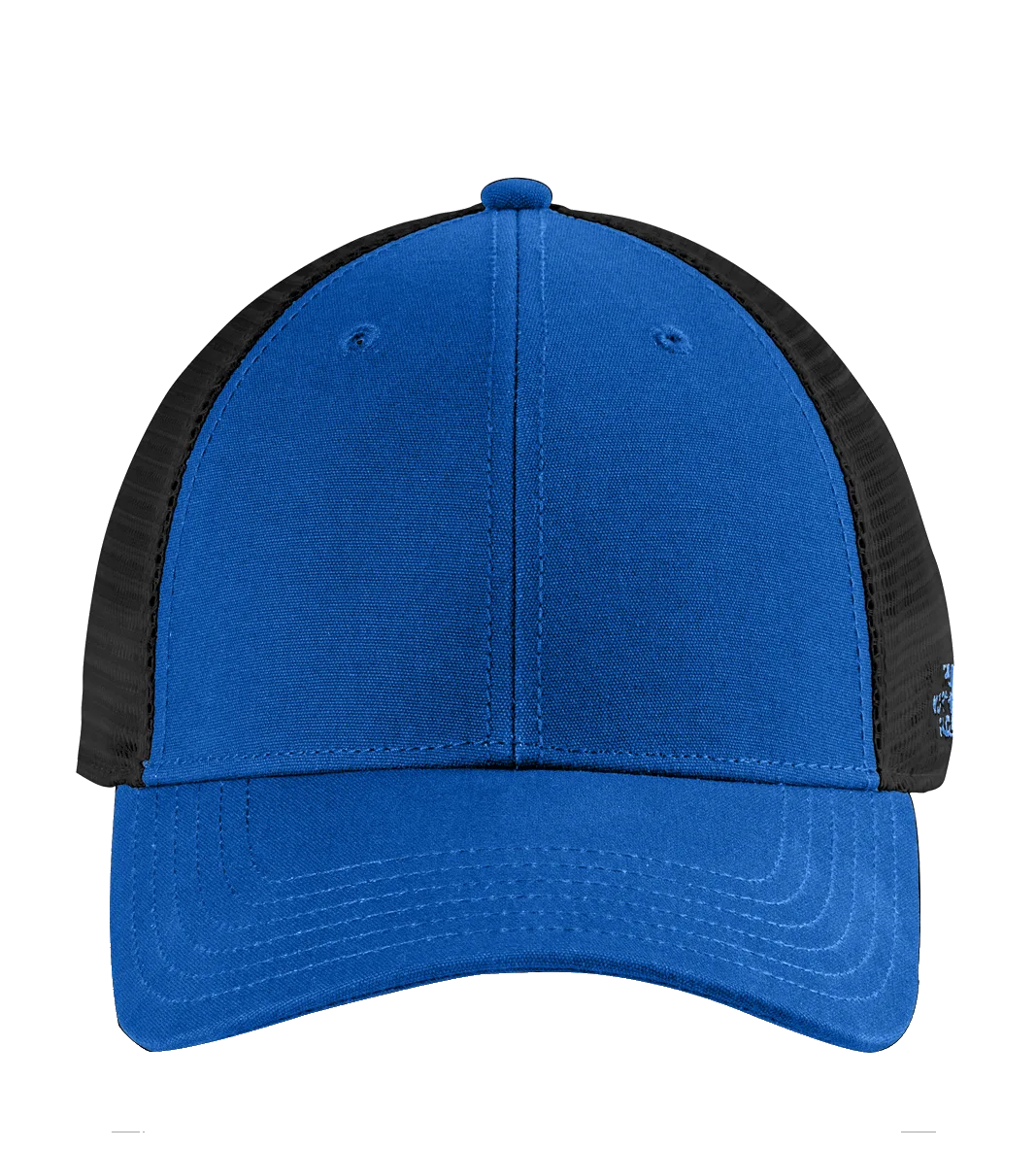 Custom The North Face blue and black cap