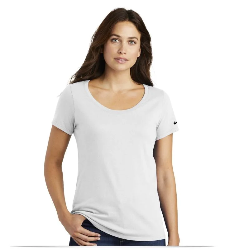 Nike Ladies Core Cotton Scoop Neck Tee