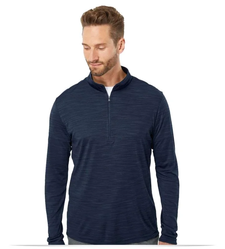 Lightweight Mélange Quarter-Zip Pullover