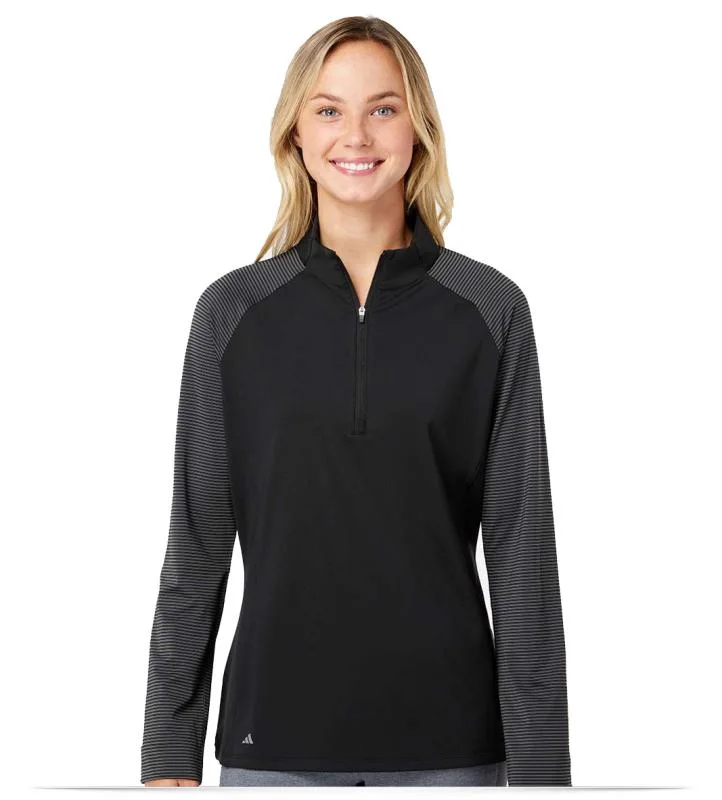 Women’s Stripe Block Quarter-Zip Pullover