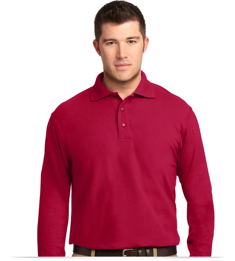 Custom Long Sleeve Polo Shirt