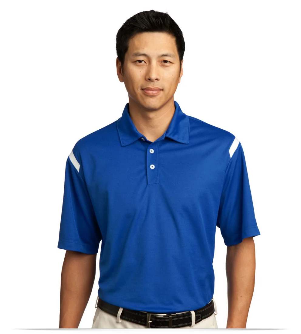 Custom Nike Dri-FIT Shoulder Stripe Polo