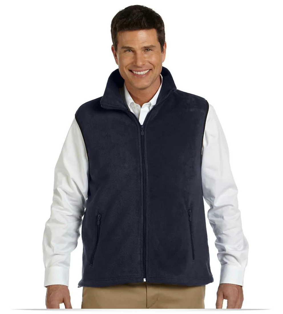Fleece Vest with Custom Embroidered Logo