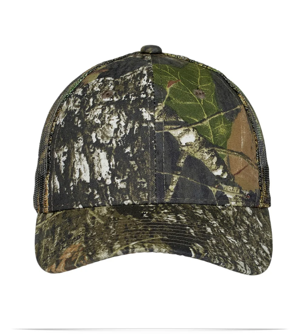 Custom Logo Camouflage Cap with Mesh Back