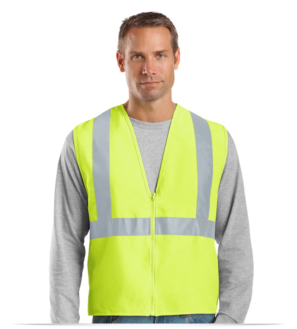 Embroidered Customized Logo Safety Vest