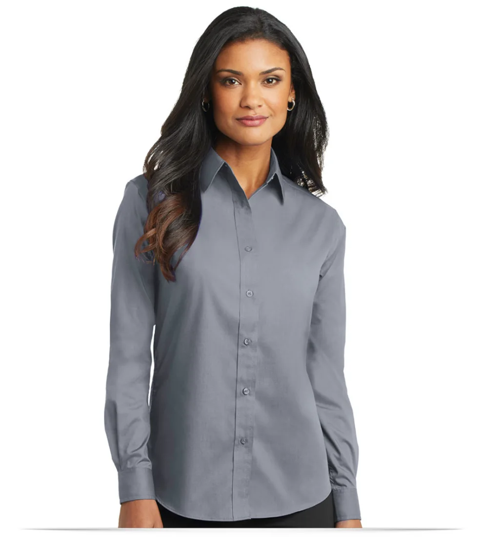 Women's Custom Dress Shirts - Embroidered Business Shirts