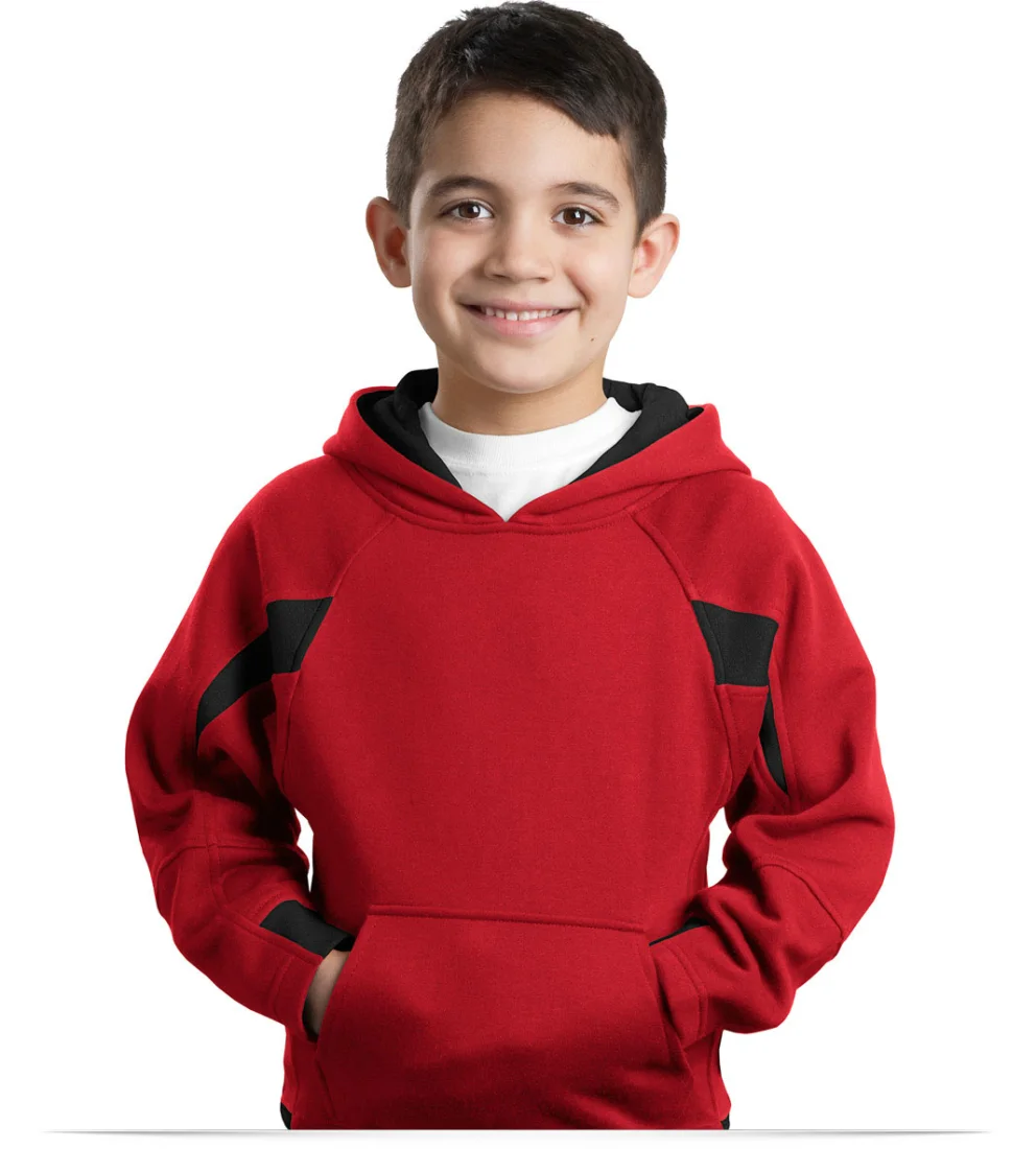 Personalized Youth Raglan Hooded Sweatshirt