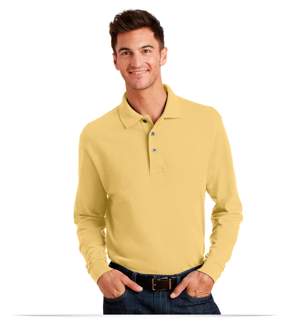 Custom Long Sleeve Polo