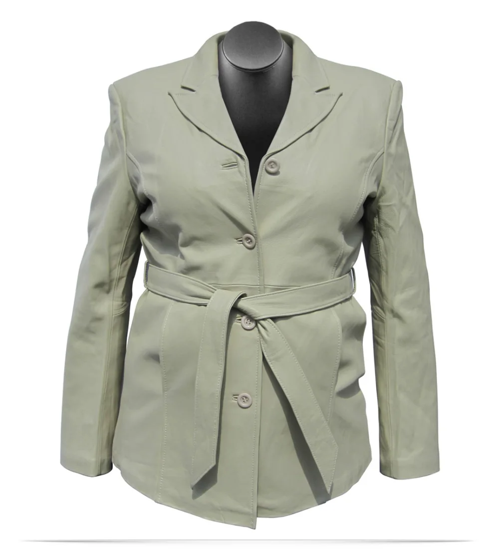 Customize Logo Women’s Lambskin Blazer