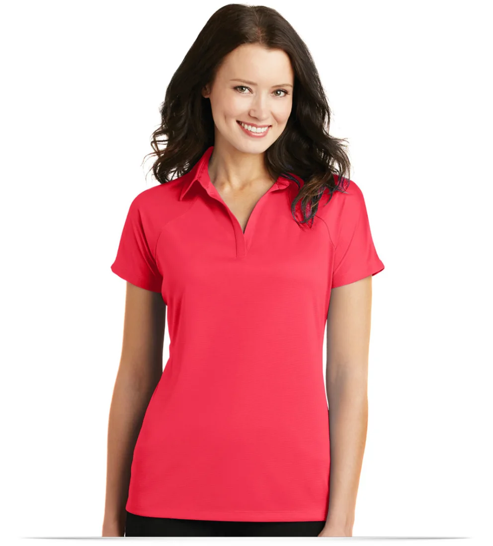 Personalized Port Authority Ladies Crossover Raglan Polo