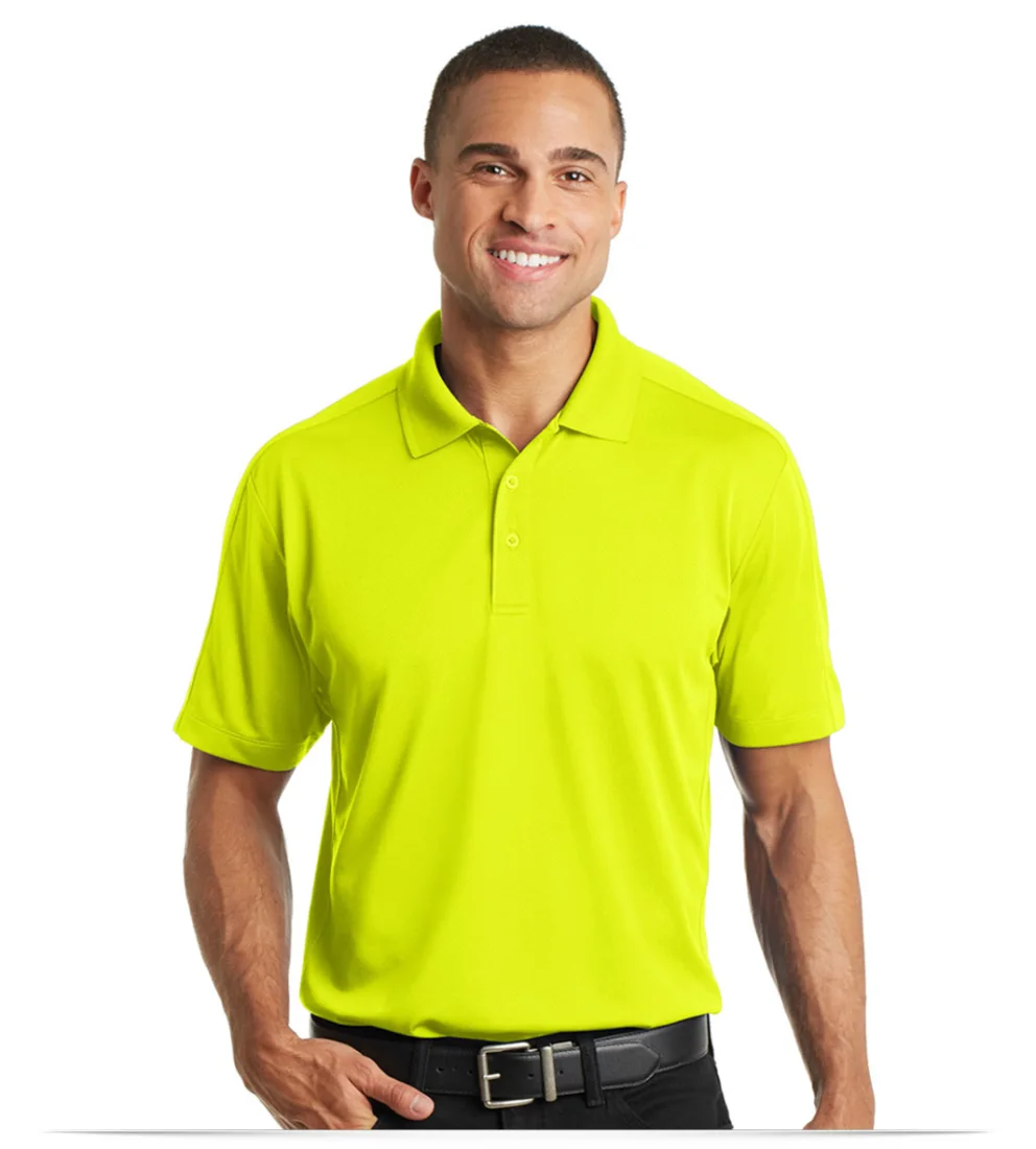 Customized Logo Port Authority Jacquard Polo