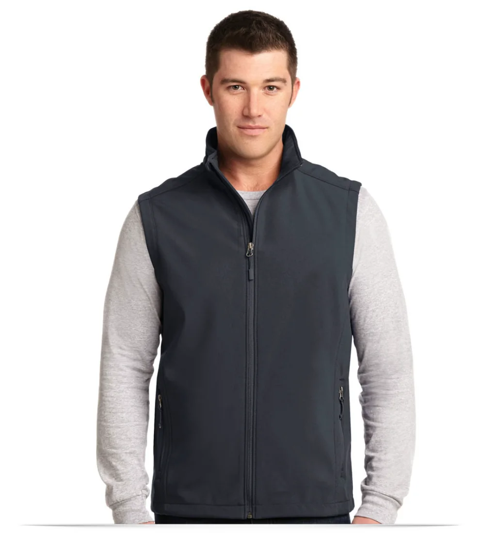 Custom Logo on Port Authority Core Soft Shell Vest