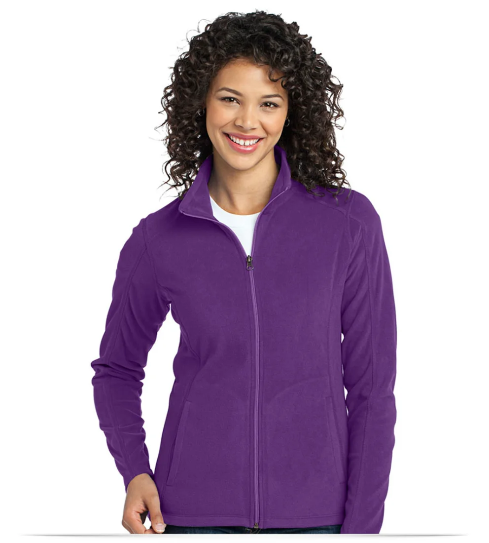 Womens Logo Fleece Coats - Custom Embroidered Jackets