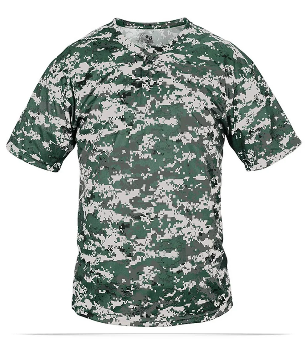 Custom Badger Sport Two-Button Camo Jersey