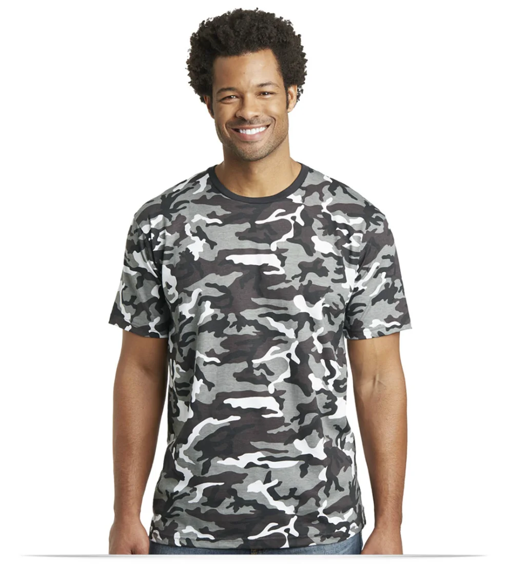 Design District Men's Camo Crew Tee