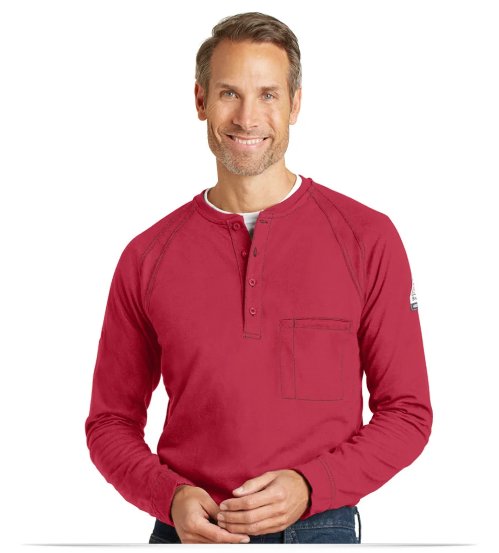 Bulwark iQ Long Sleeve Henley