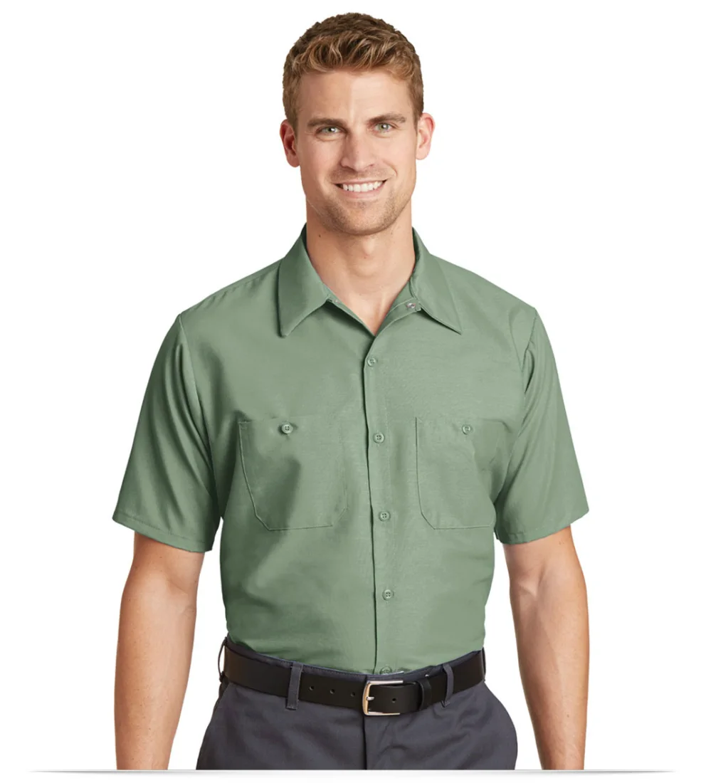 Red Kap Long Size, Short Sleeve Industrial Work Shirt
