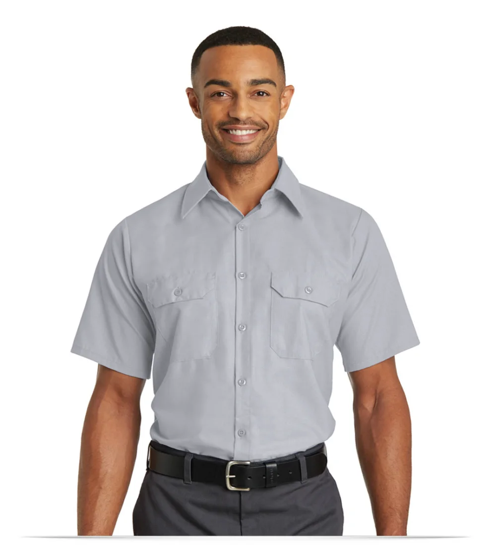 Red Kap Short Sleeve Solid Ripstop Shirt
