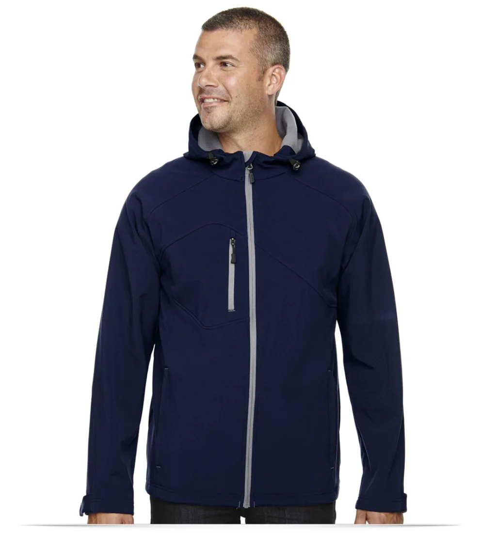 North End Bonded Soft Shell Hooded Jacket