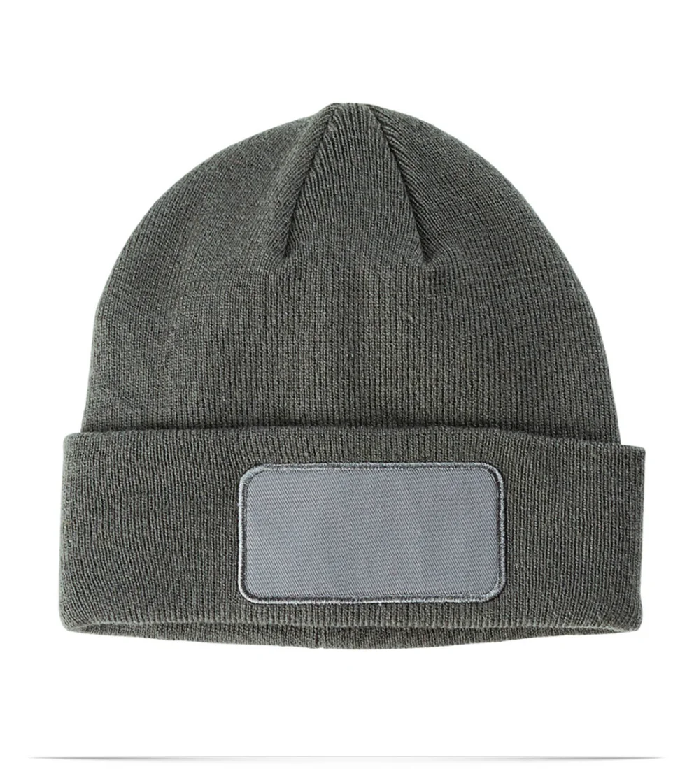 Big Accessories Patch Beanie