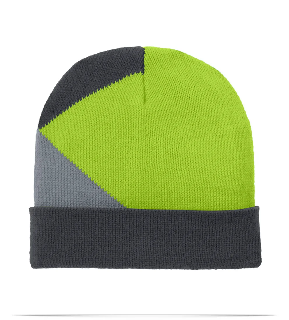 Port Authority Cuffed Colorblock Beanie