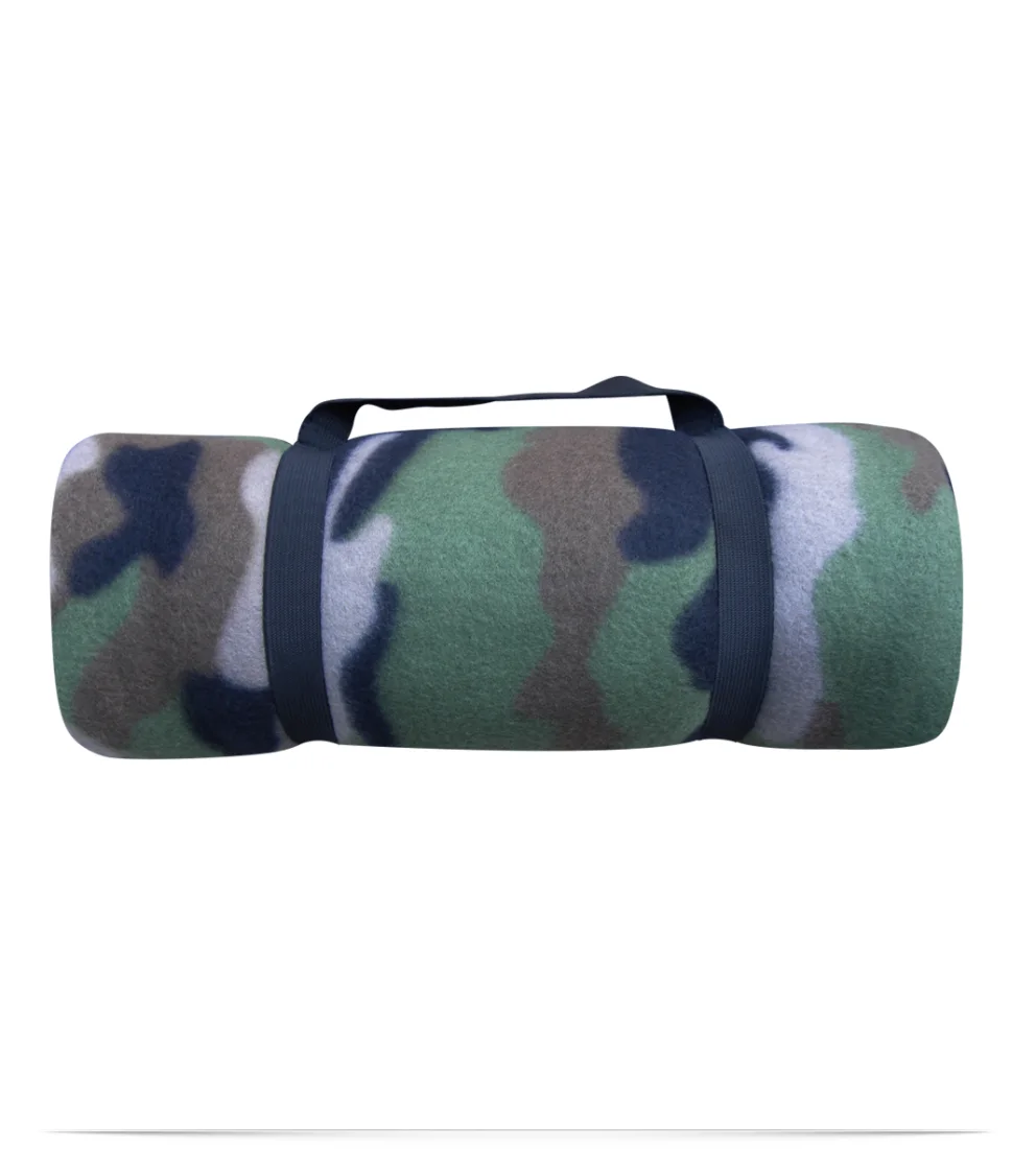 Custom Camouflage Fleece Blankets