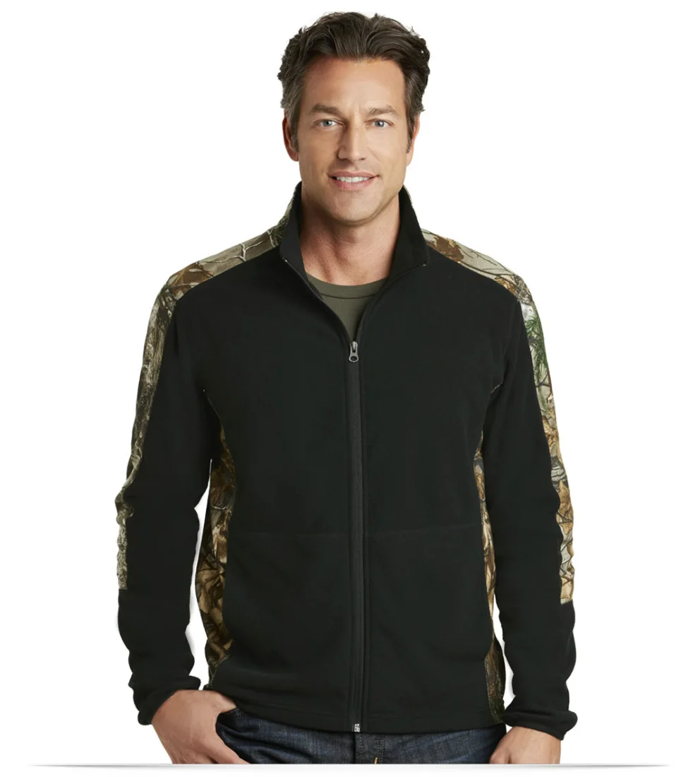 Camouflage Microfleece Full-Zip Jacket