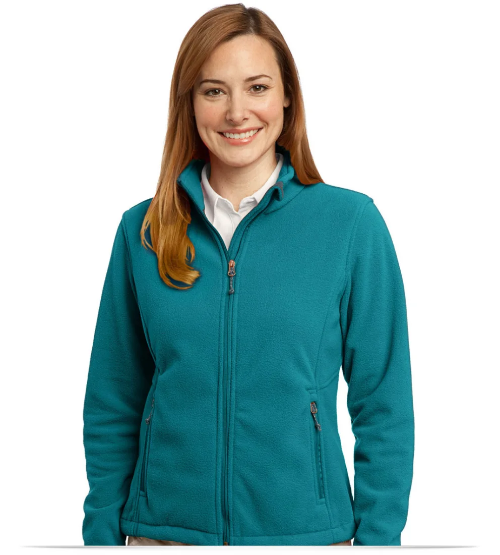 Custom Embroidered Ladies Fleece Jacket