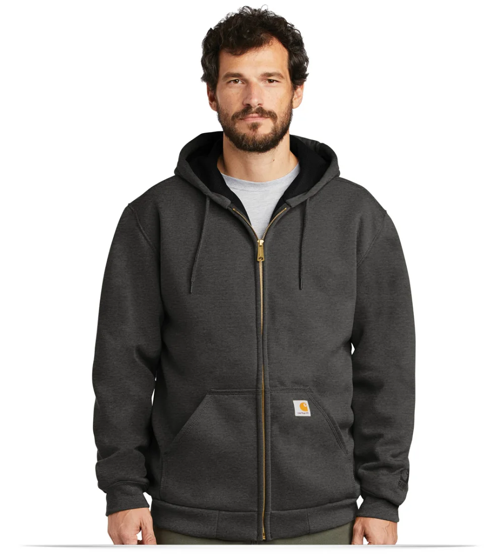 Carhartt Rain Defender Rutland Thermal-Lined Hooded Zip-Front Sweatshirt