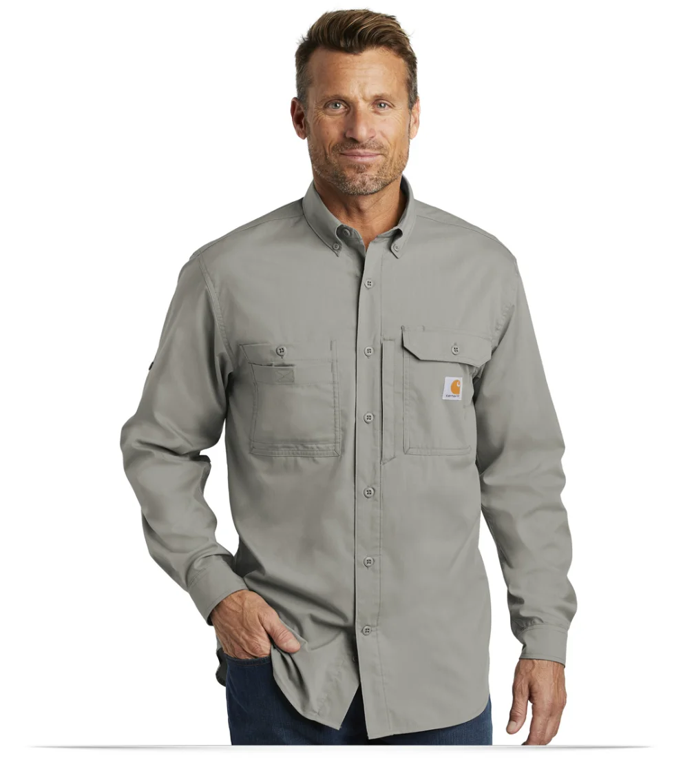Carhartt Force Ridgefield Solid Long Sleeve Shirt