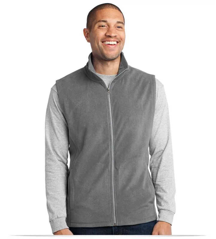 Embroidered Fleece Vests Custom for Men Personalized